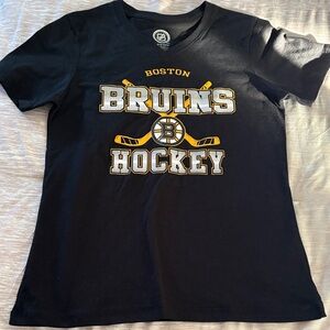 NHL Boston Bruins Black & Gold Kids Short Sleeve Tee